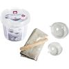 Rayher 34154000 Set cemento, decorativo, bricolage, fai da te, 250 g, strumenti e secchio inclusi.