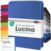 CelinaTex Lucina Lenzuolo Elasticizzato Cotone 90x200-100x200 cm Blu Royal