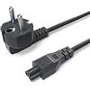 QYD C5 Cavo di rete a quadrifoglio Caricatori a 3 poli cavo di alimentazione Power Cord ricambio per laptop originale cavo di Adattatore per Hp Asus Dell Lenovo Acer cavo di ricarica