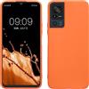 kwmobile Custodia Compatibile con TCL 40 SE Cover - Back Case per Smartphone in Silicone TPU - Protezione Gommata - arancia fruttata
