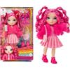 Rainbow High Littles - Magenta Monroe - Bambola fashion piccola e snodabile - Bambola rosa alta 14 cm con borsa e gattino magico - Per bambini e collezionisti