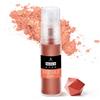 DecorRom Glitter Commestibili - 10g Glitter Commestibile in Flacone Spray, Polvere Metallizzata Alimentare Food Coloring per Decorazioni Torte, Bevande, Fondant, Caramelle, Cioccolatini, Panna (Oro rosa)