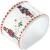 EASY LIFE Nutcracker Schiaccianoci Set 4 Legatovagliolo 4,5cm Porcellana Tavola di Natale