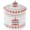 EASY LIFE Christmas Wonderland Biscottiera D14cm H16,5cm Porcellana Tavola di Natale