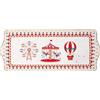 EASY LIFE Christmas Wonderland Vassoio 35x15cm Porcellana Tavola di Natale