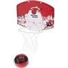 Wilson Minicanestro da Basket NBA TEAM MINI HOOP, Plastica, Bianco/Borgogna (Miami Heat)