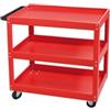 Valex Carrello porta attrezzi valex in metallo con 3 ripiani 2 ruote piroettanti e 2 fisse 77x35x76 cm