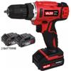 Valex Kit valigetta trapano avvitatore a batteria valex family-tech 218 2 batterie 18v 0,80ah