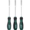 QUARKZMAN 3pz Chiave a Dado Metrico 5/5.5/6mm Cr-V con Asta Cava, Cacciavite a Bussola Esagonale con Punta Non Magnetica e Manico Antiscivolo per Riparazioni Automobilistiche