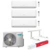 Hisense Climatizzatore Hisense Hi-Comfort Wi-fi Trial split inverter 9000 + 12000 + 18000 btu gas R32 (U.E. 4AMW81U4RJC) + OMAGGIO