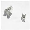 Cappuccio Corto a Fiore Con Maglia in Argento 925/°°°