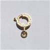 Moschettone ART. S199/S200D in Argento 925/°° Dorato Oro