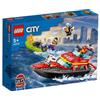 Lego City Fire 60373 Barca di soccorso antincendio