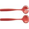 Guzzini Posata Insalata Grace, Rosso Chiaro, 28.3 cm