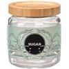 Bormioli Rocco Barattolo Contenitore da Cucina in Vetro Tappo in Bamboo Zucchero 750 ml di Bormioli