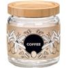 Bormioli Rocco Barattolo Contenitore da Cucina in Vetro Tappo in Bamboo Caffe 750 ml di Bormioli