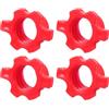 QUARKZMAN Dado per Asta Manubrio Manubrio Bilanciere, 2,2cm Collari Spin-Lock Viti Dadi Fissaggio Esagonali per Allenamento con Pesi Fitness, 4 Set
