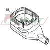 Makita SCATOLA DI ASPIRAZIONE PER 9046 LEVIGATRICE ORBITALE MAKITA 415567-9