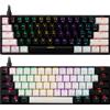 Gamdias Tastiera Gaming Gamdias AURA GK2 IT BW - Meccanica, Dual-Color KeyCap, Layout ITA