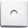 QUARKZMAN Flangia Braccio Doccia Quadrata, Piastra Copertura Acciaio Inossidabile 3.5, Piastra Copertura Lavello Adatta Coprire Spazi Fori, per Tubi Standard Diametro 20mm, Argento