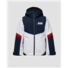 Helly Hansen Giacca Da Sci Da Bambino Helly Hansen Elevate Jacket Blu Scuro-bianca
