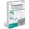 Icopiuma - Garza compressa medicata postoperatoria 5x7,5 cm 5 pezzi