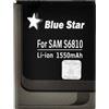 BLUE STAR BATTERIA IONI DI LITIO 3,7V 1550mAh PER SAMSUNG GALAXY FAME S6810 - FAME LITE S6790
