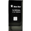 BLUE STAR BATTERIA IONI DI LITIO 3,8V 2200mAh PER SAMSUNG GALAXY ALPHA G850