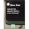 BLUE STAR BATTERIA IONI DI LITIO 3,8V 3300mAh PER SAMSUNG GALAXY NOTE 2 N7100