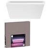 Philips Hue Datura, Pannello da soffitto Smart LED (quadrato 60 x 60 cm), Luce Bianca e Colorata, Compatibile con Bluetooth, Controllo vocale con Alexa, Apple Home e Google Assistant