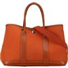 Hermès Pre-Owned - Borsa a tracolla Toile and Negonda Garden Party 30 2005 - Donna - pelle di vitello/tela - Taglia unica - Arancione