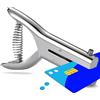 Candeon Punzonatrice A Foro Singolo, 3mm Perforatore A Pinza Foratrice Per Carta Perforatrice Carta, Punzonatore Singolo Per Carte, Cartoncini, Pvc, Cartelle, Profondità 53mm, 20 Fogli