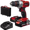 EINHELL - Trapano avvitatore a batteria TE-CD 18/2 Li (Kit)