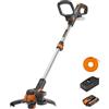 WORX - Trimmer a Batteria WG163E (Kit)