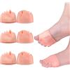 VQEOEOT Cuscinetto Per Piedi Professionale in Gel per Vesciche, 3 paia di cuscinetti per l'avampiede, Cuscinetto Metatarsale Donna Uomo in silicone Separatore per dita, per avampiede Dolori e Sollievo