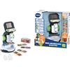 VTech Video Microscopio Interattivo, Microscopio Bambini Digitale con Video Originali BBC, Schermo 2,4, Zoom 200x, 9 Vetrini Illustrati, Slot MicroSD, Lingua Italiana, Batterie Incluse, 7-99 Anni
