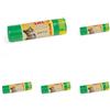 Virosac - Petsac - Sacchi 84x35 resistenti e antigoccia, ideali per lettiere dei gatti, dotati di 4 Pratiche Maniglie Estraibili, 10 sacchetti per rotolo, verde (Confezione da 5)