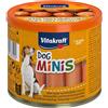Vitakraft Dog Minis, snack cane, piccoli wurstel con pollame, in barattolo con coperchio, snack per l'addestramento del cane, a ridotto contenuto di spezie, senza zuccheri aggiunti (1x 120g)