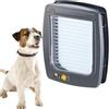 Ferplast Gattaiola, Porta per Cani Taglia Media, Entrata e uscita controllabile 4 vie, Protezione da Correnti d'Aria, Taglia Media, Porticina per Cani, Grigio