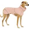 Flamingo cappottino cane - Flamingo Cujo Rosa - A:50cm B:58cm C:58-67cm - poliestere - idrorepellente - bande riflettenti - strato isolante
