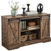 SoBuy Credenza Cucina Soggiorno - Mobile Ingresso Salvaspazio con Ante Scorrevoli e Ampio Piano Superiore - Madia Moderna per Mobiletto Cucina o Sala - 120x40x70cm - FSB60-N