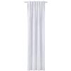 Verdi Zeno - Tenda con passanti, 140 x 245 cm, colore: Bianco/Grigio