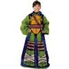 Northwest Youth Comfy Throw Blanket with Sleeves Nickelodeon Teenage Mutant Ninja Turtles, Essere Leo, Poliestere, Multicolore, per Ragazzi