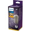 Philips Lampadina LED Edison Filamento, Equivalente a 11W, Attacco E27, Luce Bianca Calda, non Dimmerabile, Smoky