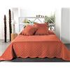 Linder Copriletto in terracotta rossa 230 x 250 cm