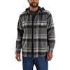 Carhartt Giacca da mezza stagione Flannel Sherpa Lined Hooded, Nero , XL
