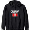 Canada Flag Canadian T Shirt Canada Bandiera Canadese Canada Felpa con Cappuccio