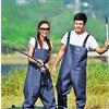 Morebeauty Donne Petto Wader con Tacchetti Suola Trampolieri Impermeabile Pantaloni Pantaloni Pesca
