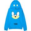 SONIC THE HEDGEHOG Felpa con cappuccio per ragazzi - 100% cotone - abbigliamento da salotto per bambini dai 6 ai 12 anni - regalo perfetto per i giocatori per ragazzi, Blu, 5-6 Years