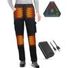 FERNIDA Softshell Pantaloni Riscaldati da Donna con Batteria da 7,4 V, Invernali, Caldi, Antivento, 8 Zone riscaldate, Nero, XL